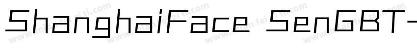 ShanghaiFace SenGBT字体转换